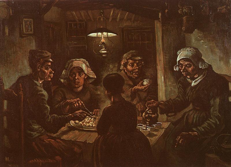 Vincent Van Gogh The Potato Eaters oil painting image